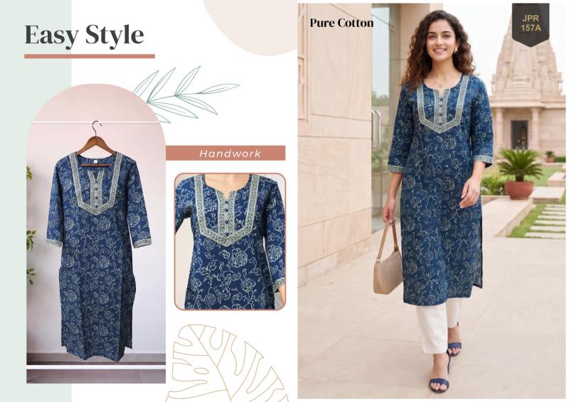 Rajnandini himani cotton jaipuri prints wholesale kurtis